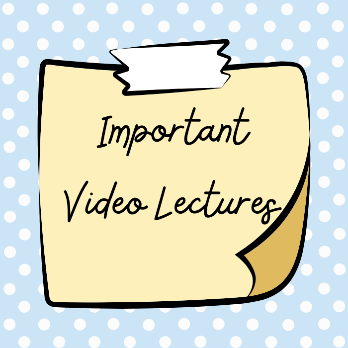 important video lectures for mdu entrance 2026